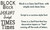 Chart showing different embroidery text styles