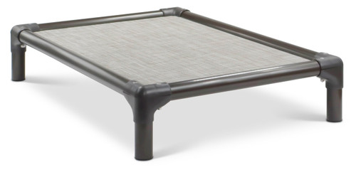 Birch Fabric shown with the Walnut frame of the PVC Bed