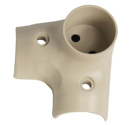 bottom corner replacement part for pvc bed, almond color