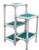 6 tier Cat Tower shown with Forest Green Fabric and Almond PVC Frame